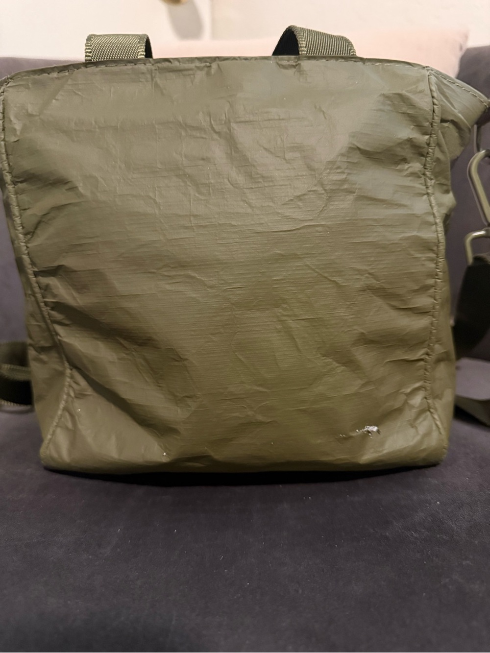 ALOHAS Olive Green Nylon Crossbody Tote - Picture 3 of 6